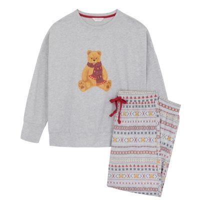 marks and spencer bear pyjamas